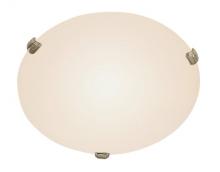 Trans Globe 58706 PC - 2LT FLUSH-12""-3 CLIPS-WHITE F